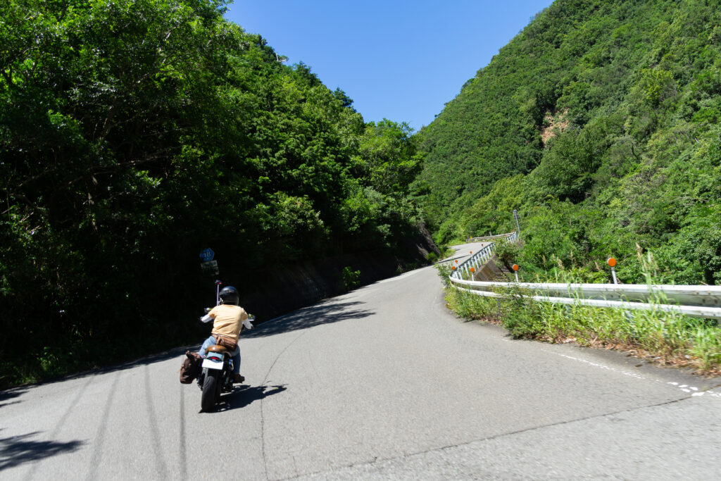 和歌山県道18号 海南金屋線　リズムが気持ちよく路面もきれい