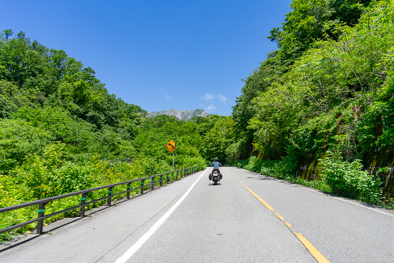 大山環状道路から見える大山