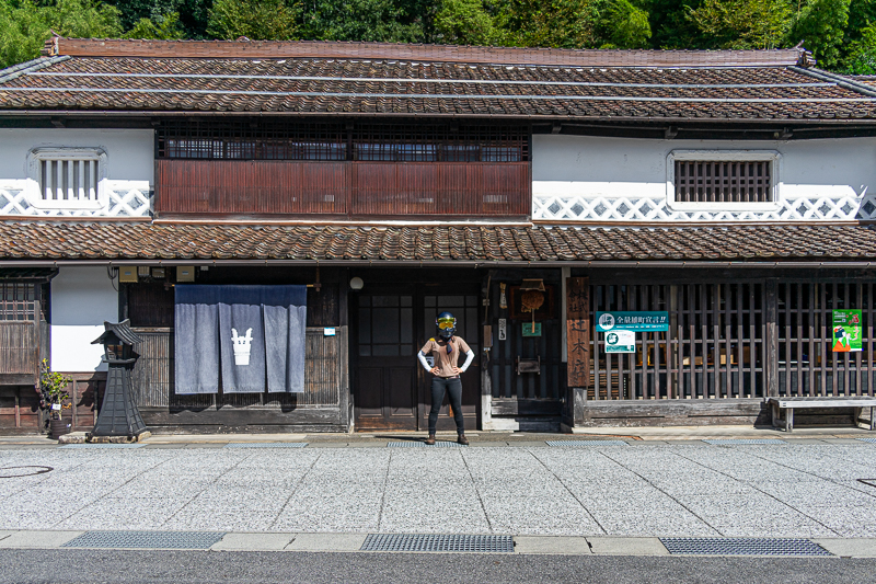 勝山の町並み保存地区　御前酒の蔵元辻本店