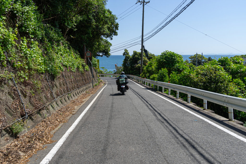 1.5車線の南淡路水仙ライン