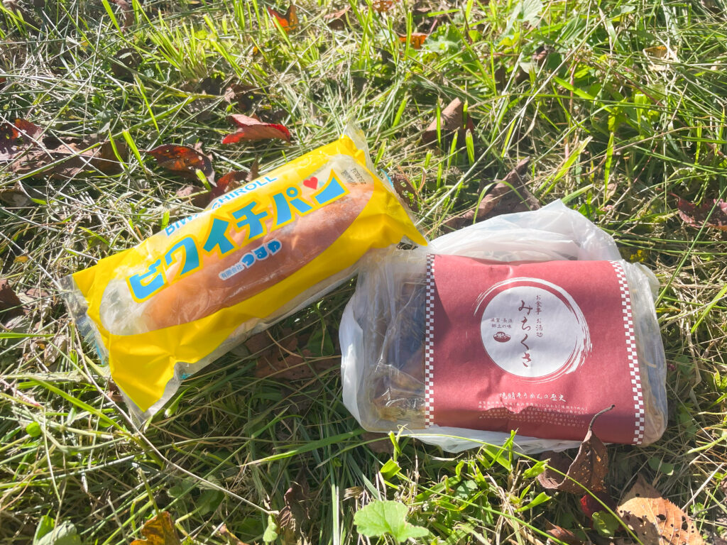 サラダパンと焼鯖そうめん