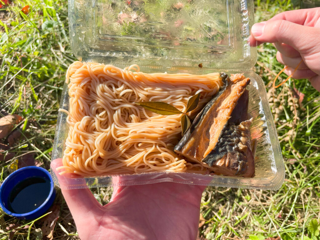 みちくさの焼鯖そうめん