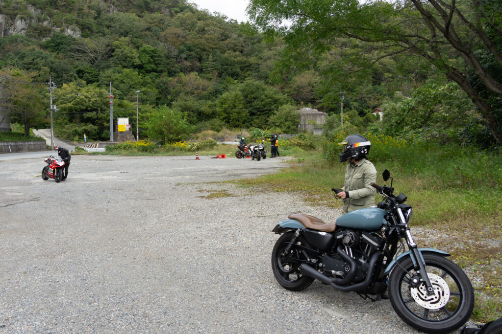 大川瀬大滝を探すバイク乗り