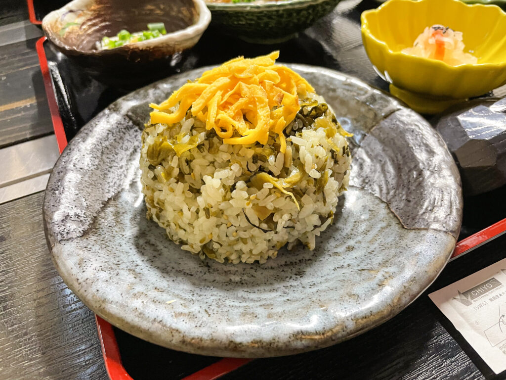 阿蘇料理 ひめ路の高菜めし