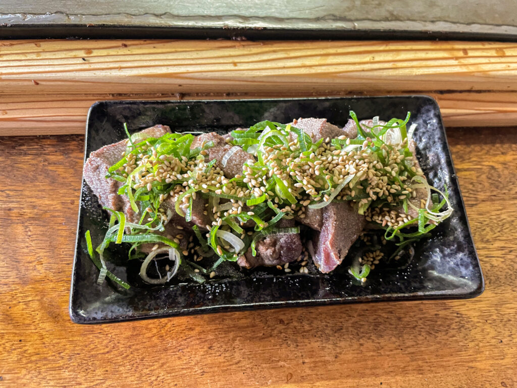 石川屋のちゅんちゅん焼き(牛レバー)